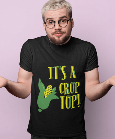 Ita??s a Crop Top Unisex T-shirt Tees n' Merch